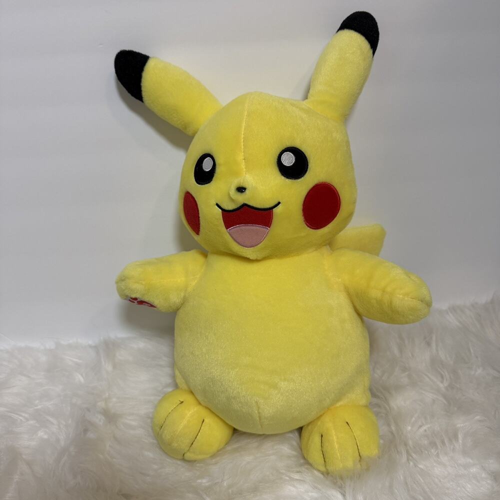 2021 Build-A-Bear Pokemon 16” BAB Pikachu Plush Stuffed Animal